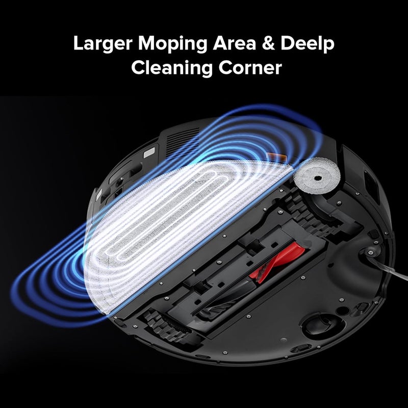 roborock 2 Pack Microfiber Mop Cloths for Saros 10 Robot Vacuum Cleaner, Mop Pad Replacement Accessories - Image 3